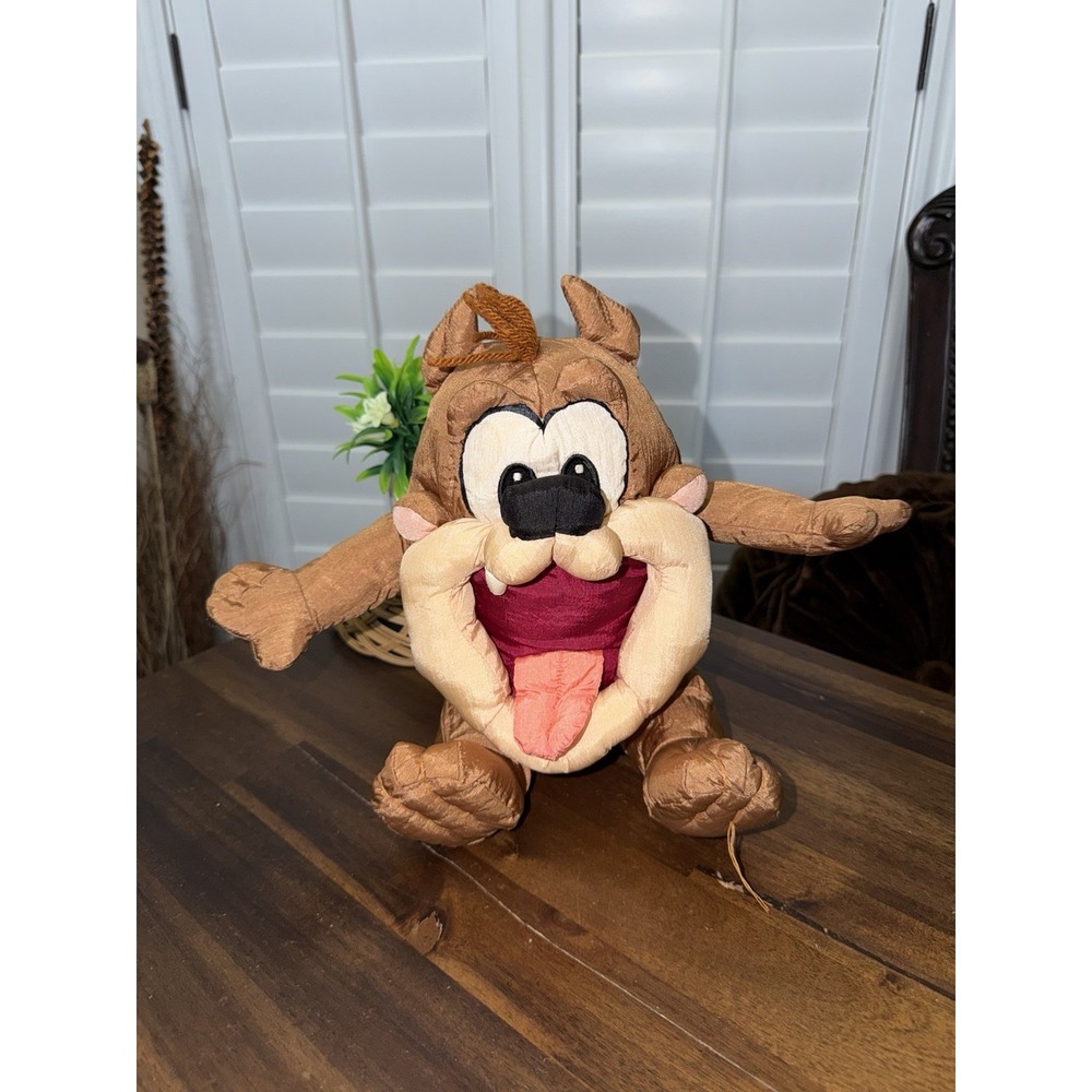 Tuco Looney Tunes Baby Taz Tasmanian Devil Plush 1995 Smooth Silky RARE Soft